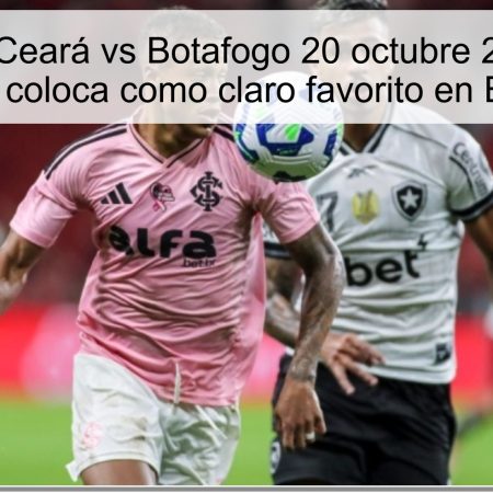 Predicción Ceará vs Botafogo 20 octubre 2025: Ceará gana y se coloca como claro favorito en Brasileirão