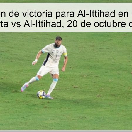 Predicción de victoria para Al-Ittihad en el partido Al-Shurta vs Al-Ittihad, 20 de octubre de 2025