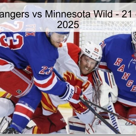 Predicción: Rangers vs Minnesota Wild – 21 de octubre de 2025