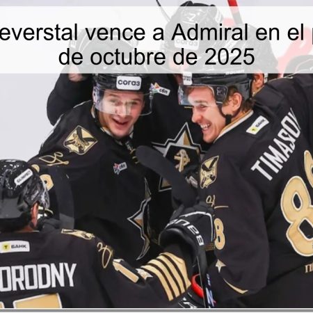 Predicción: Severstal vence a Admiral en el partido del 21 de octubre de 2025
