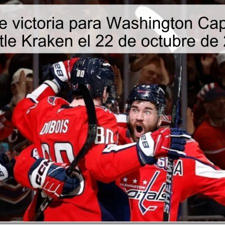 Predicción de victoria para Washington Capitals frente a Seattle Kraken el 22 de octubre de 2025