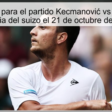 Predicción para el partido Kecmanović vs Wawrinka: Victoria del suizo el 21 de octubre de 2025