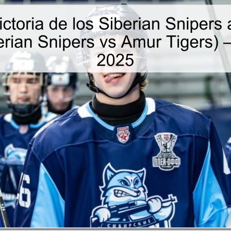 Predicción: Victoria de los Siberian Snipers ante los Amur Tigers (Siberian Snipers vs Amur Tigers) – 22 octubre 2025