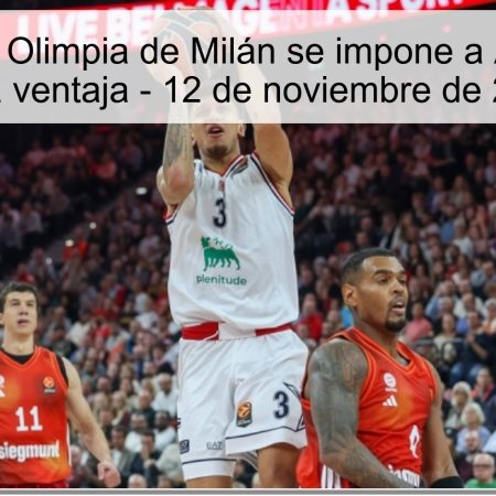 Predicción: Olimpia de Milán se impone a ASVEL con clara ventaja – 12 de noviembre de 2025