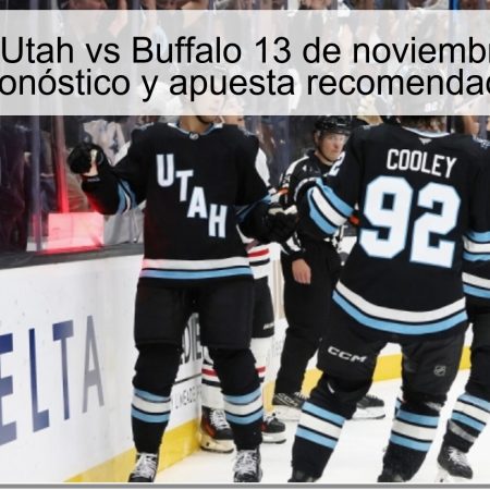 Predicción Utah vs Buffalo 13 de noviembre de 2025: pronóstico y apuesta recomendada