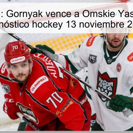 Predicción: Gornyak vence a Omskie Yastriby 3-2 – pronóstico hockey 13 noviembre 2025