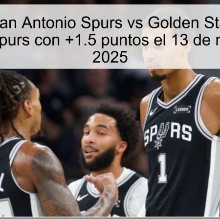 Predicción San Antonio Spurs vs Golden State Warriors: Victoria de Spurs con +1.5 puntos el 13 de noviembre de 2025