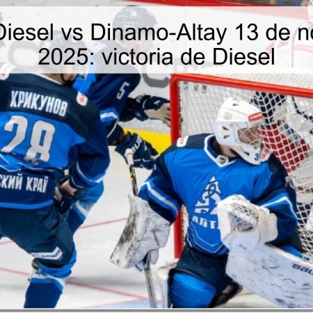 Predicción Diesel vs Dinamo-Altay 13 de noviembre de 2025: victoria de Diesel