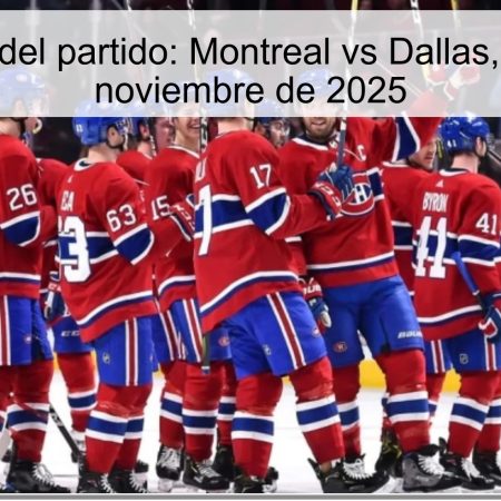 Predicción del partido: Montreal vs Dallas, NHL 14 de noviembre de 2025