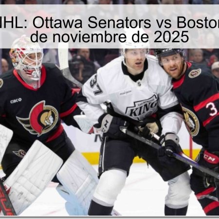 Pronóstico NHL: Ottawa Senators vs Boston Bruins – 14 de noviembre de 2025
