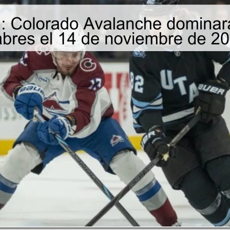 Predicción: Colorado Avalanche dominará a Buffalo Sabres el 14 de noviembre de 2025