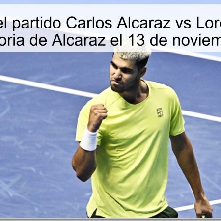 Predicción del partido Carlos Alcaraz vs Lorenzo Musetti: victoria de Alcaraz el 13 de noviembre