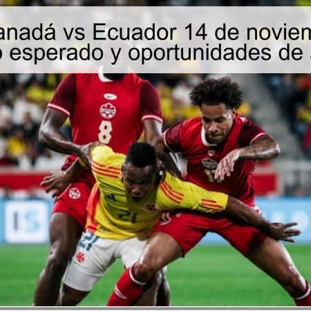 Predicción Canadá vs Ecuador 14 de noviembre de 2025: resultado esperado y oportunidades de apuestas