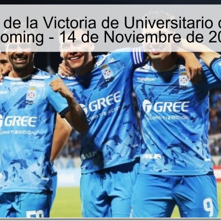 Predicción de la Victoria de Universitario de Vinto vs Blooming – 14 de Noviembre de 2025
