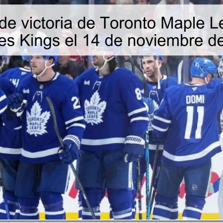Predicción de victoria de Toronto Maple Leafs vs. Los Angeles Kings el 14 de noviembre de 2025