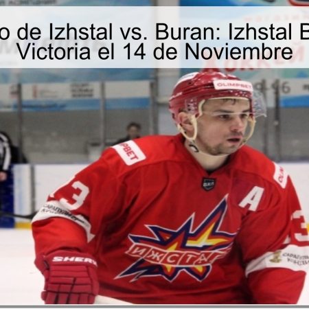 Pronóstico de Izhstal vs. Buran: Izhstal Buscará la Victoria el 14 de Noviembre