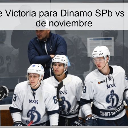 Predicción de Victoria para Dinamo SPb vs Capitán el 14 de noviembre