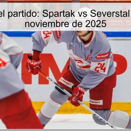 Predicción del partido: Spartak vs Severstal – KHL, 14 de noviembre de 2025