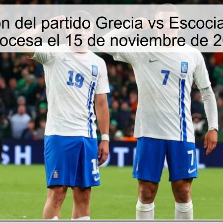 Predicción del partido Grecia vs Escocia: Victoria escocesa el 15 de noviembre de 2025