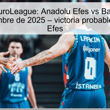 Predicción EuroLeague: Anadolu Efes vs Bayern Munich, 14 de noviembre de 2025 – victoria probable de Anadolu Efes