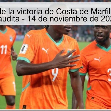 Predicción de la victoria de Costa de Marfil ante Arabia Saudita – 14 de noviembre de 2025
