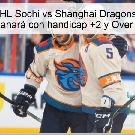 Pronóstico KHL Sochi vs Shanghai Dragons 15/11/2025: Sochi ganará con handicap +2 y Over 5 goles