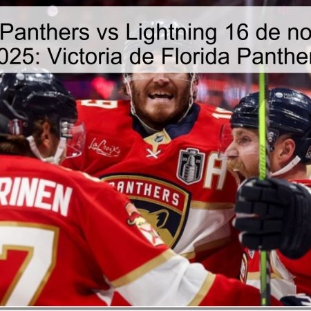 Predicción Panthers vs Lightning 16 de noviembre de 2025: Victoria de Florida Panthers