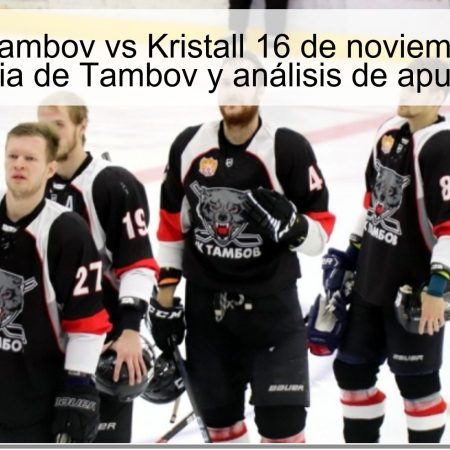 Predicción Tambov vs Kristall 16 de noviembre de 2025: victoria de Tambov y análisis de apuestas
