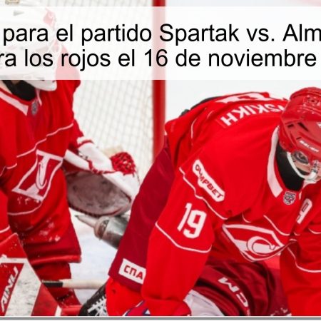 Predicción para el partido Spartak vs. Almaz: victoria clara para los rojos el 16 de noviembre de 2025