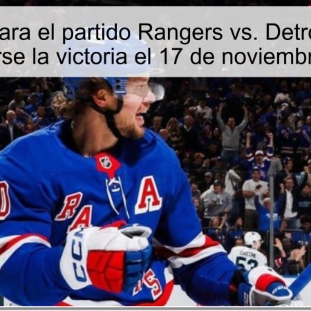 Predicción para el partido Rangers vs. Detroit: Favoritos para llevarse la victoria el 17 de noviembre de 2025