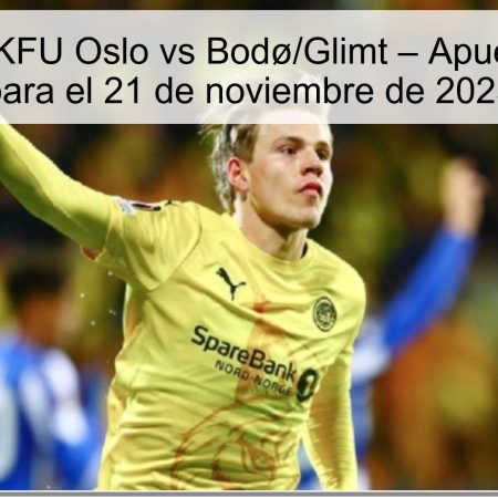 Pronóstico KFU Oslo vs Bodø/Glimt – Apuesta Segura para el 21 de noviembre de 2025