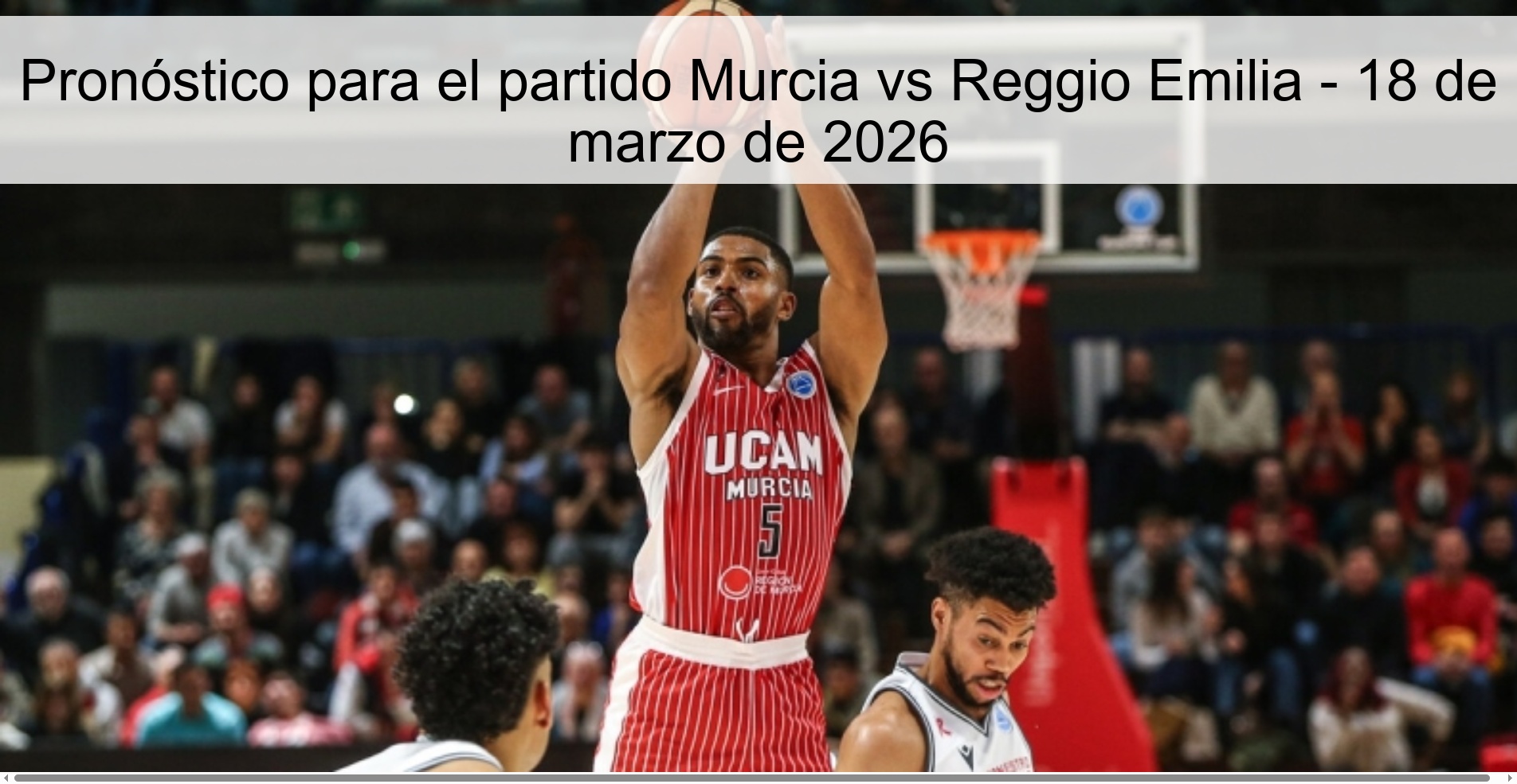 Prediction For The Murcia Vs Reggio Emilia Match