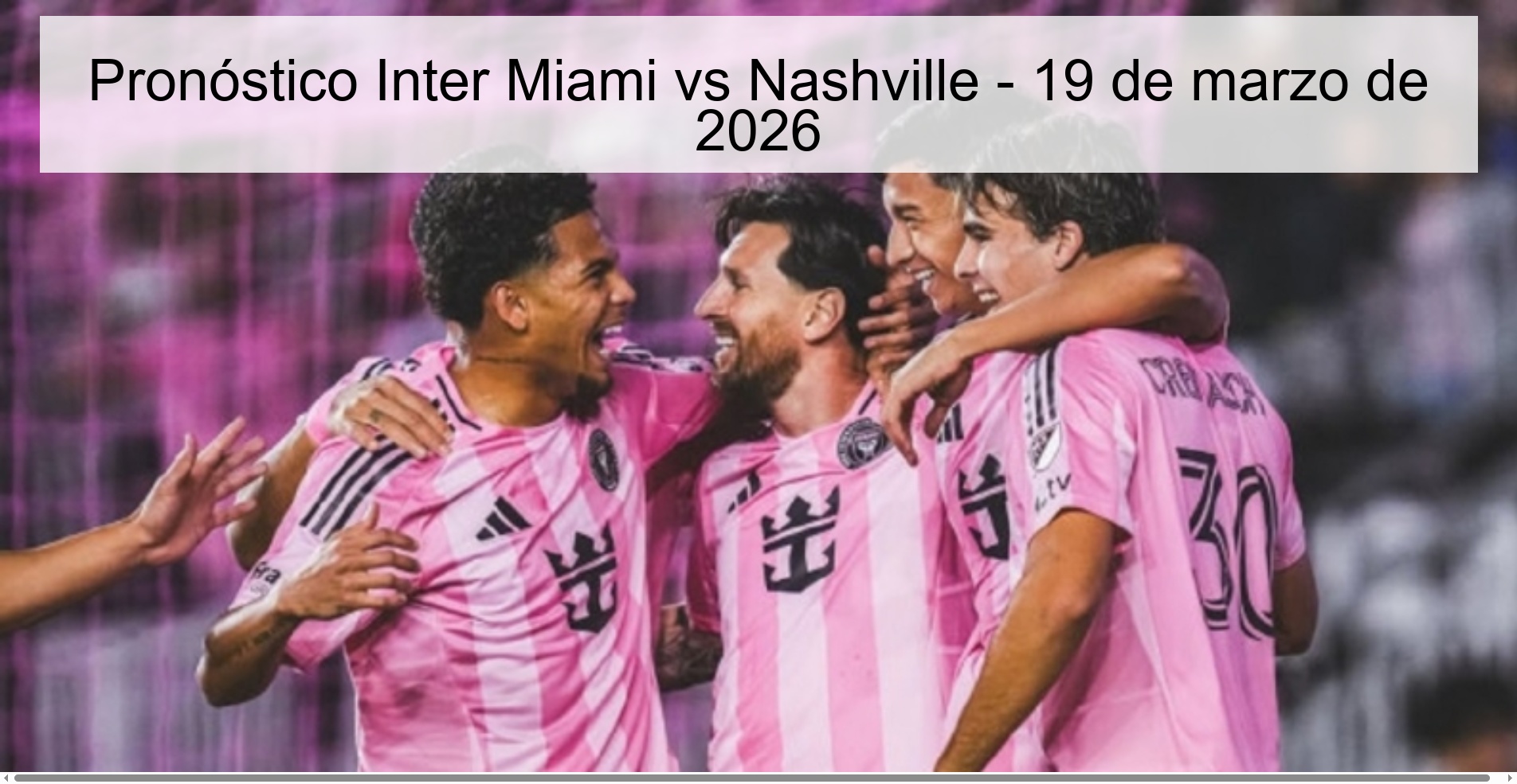 Inter Miami Vs Nashville Prediction
