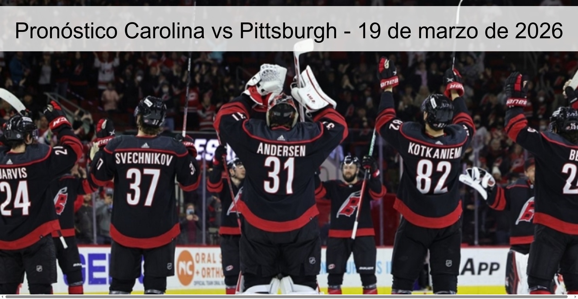 Carolina Vs Pittsburgh Prediction – March 19, 2026