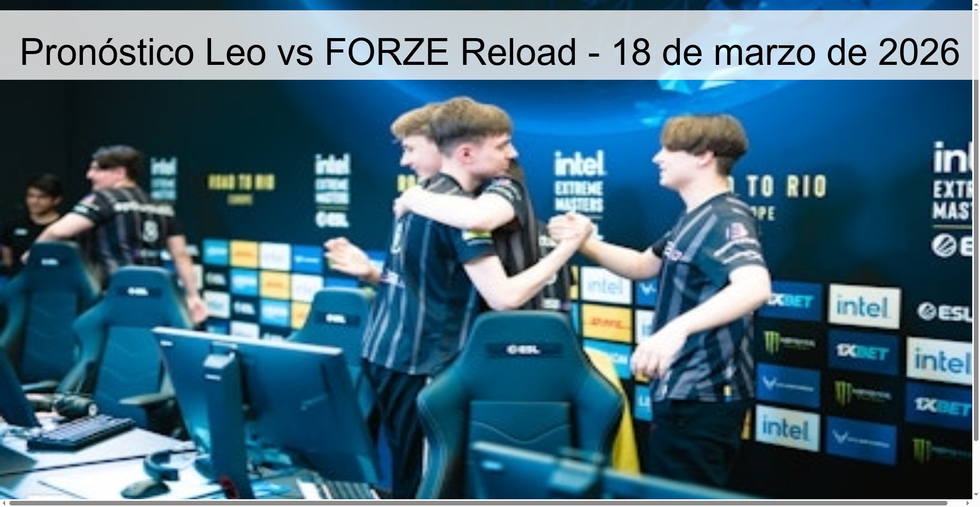 Leo Vs FORZE Reload Prediction