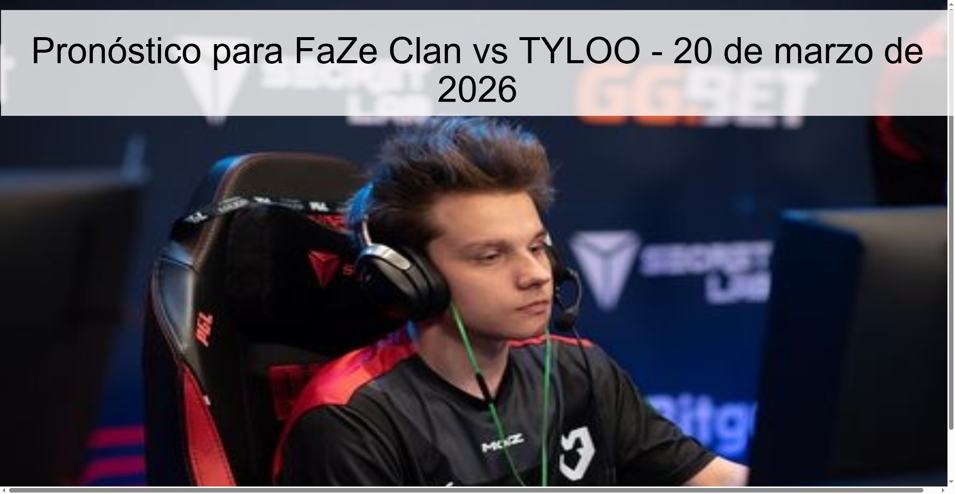 Prediction For FaZe Clan Vs TYLOO