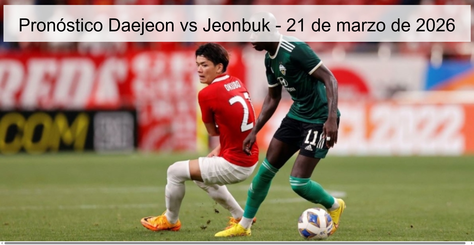 Daejeon Vs Jeonbuk Prediction – March 21, 2026