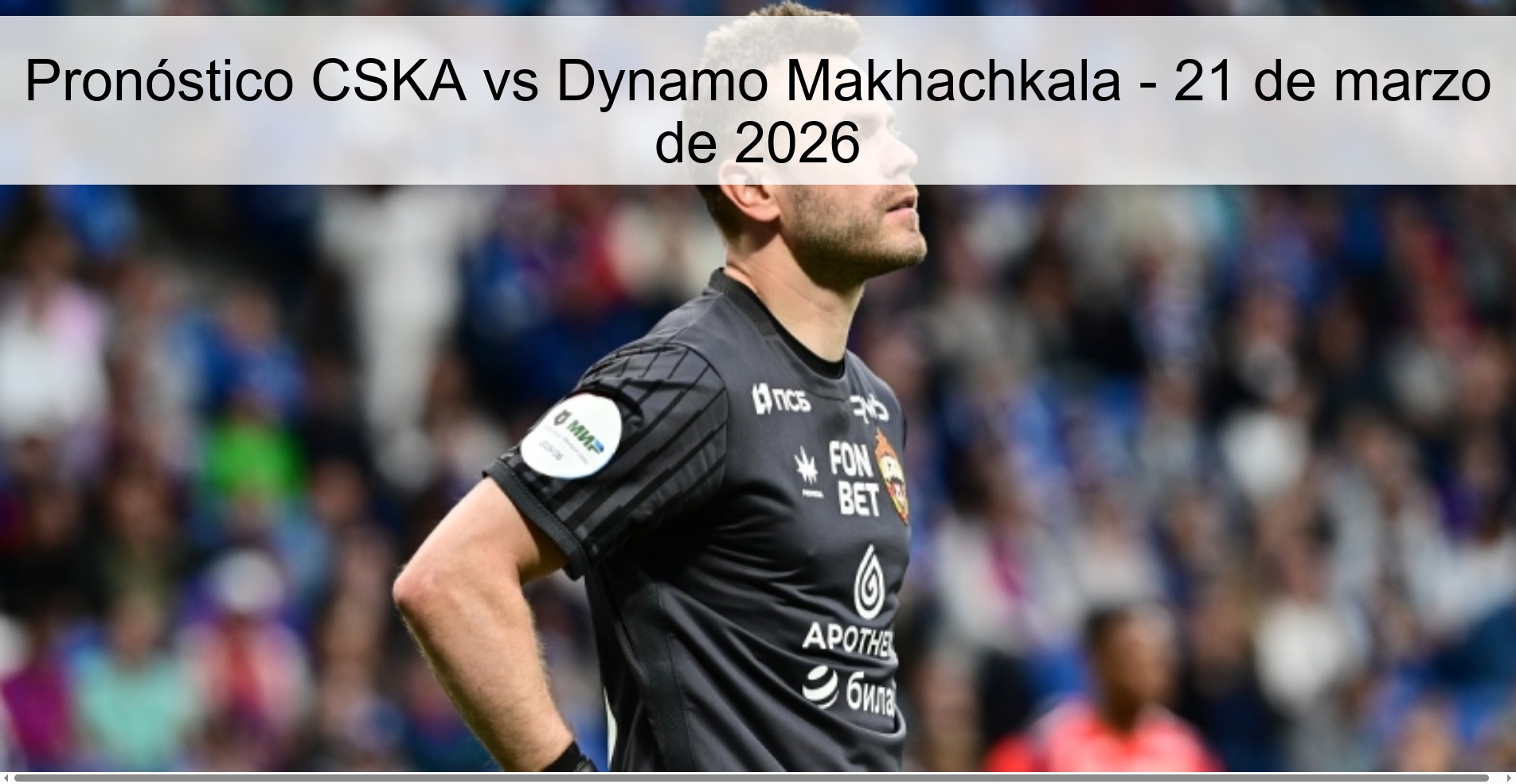 CSKA Vs Dynamo Makhachkala Prediction