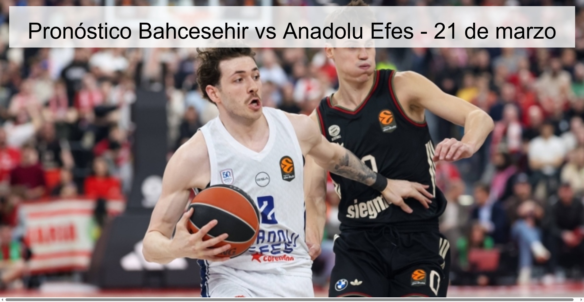 Bahcesehir Vs Anadolu Efes Prediction