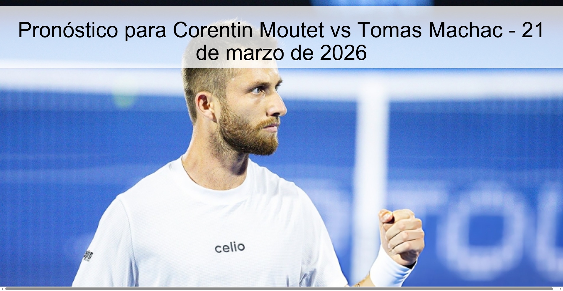 Prediction For Corentin Moutet Vs Tomas Machac