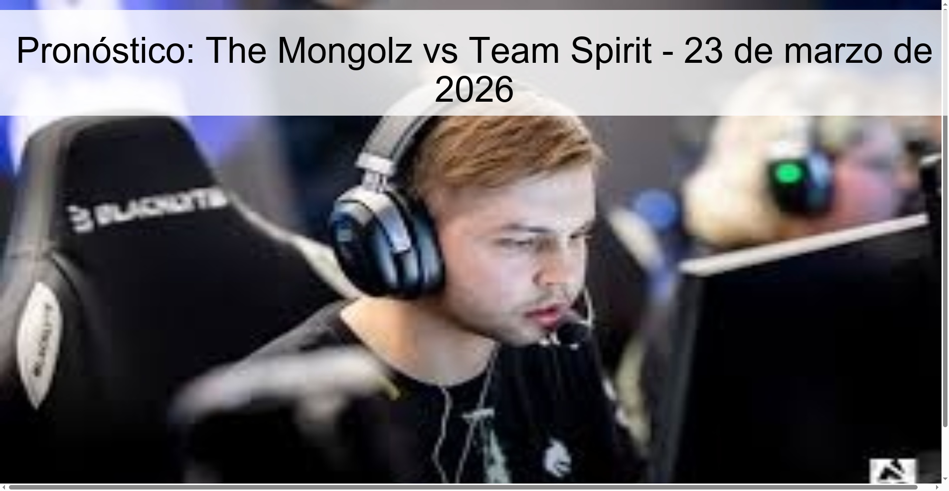 Prediction: The Mongolz Vs Team Spirit