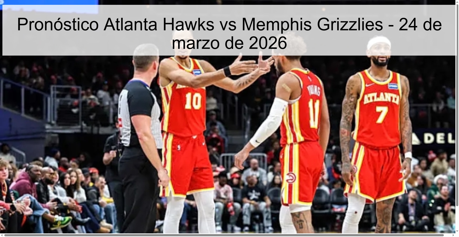 Atlanta Hawks Vs Memphis Grizzlies Prediction