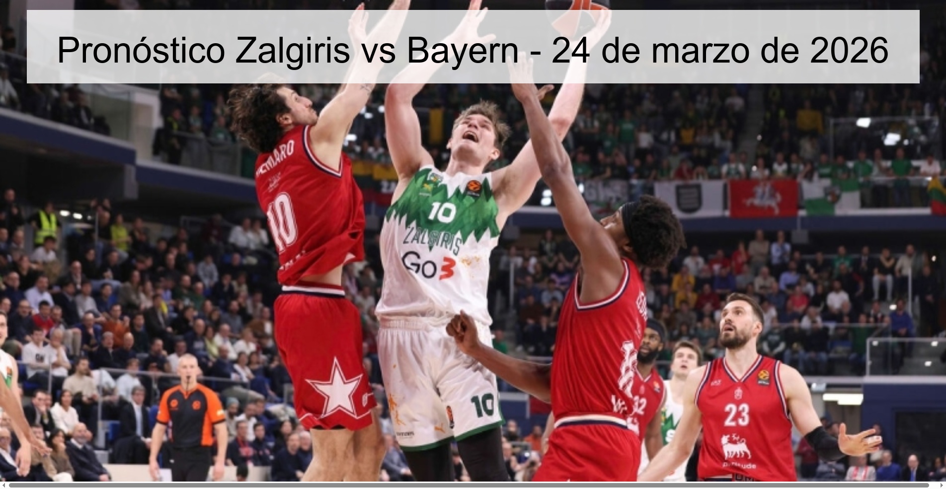 Zalgiris Vs Bayern Prediction – March 24, 2026