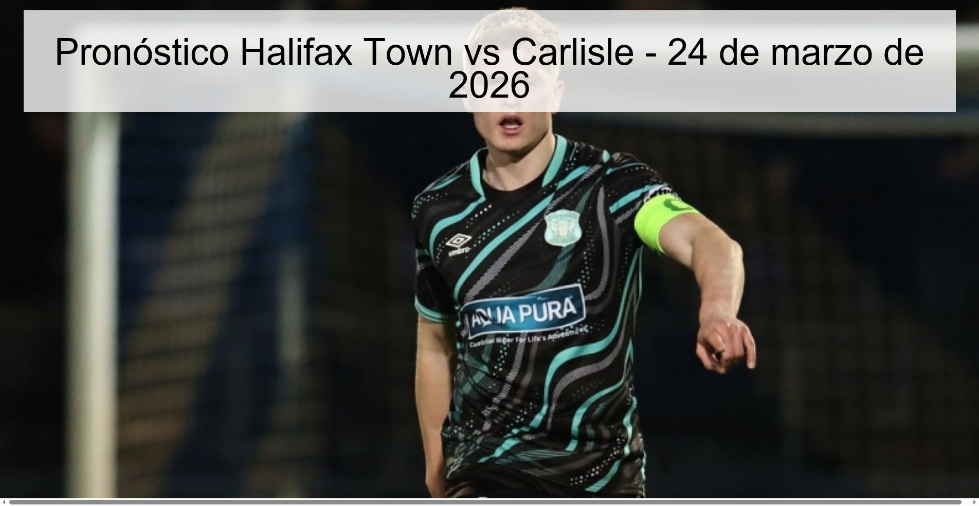 Halifax Town Vs Carlisle Prediction