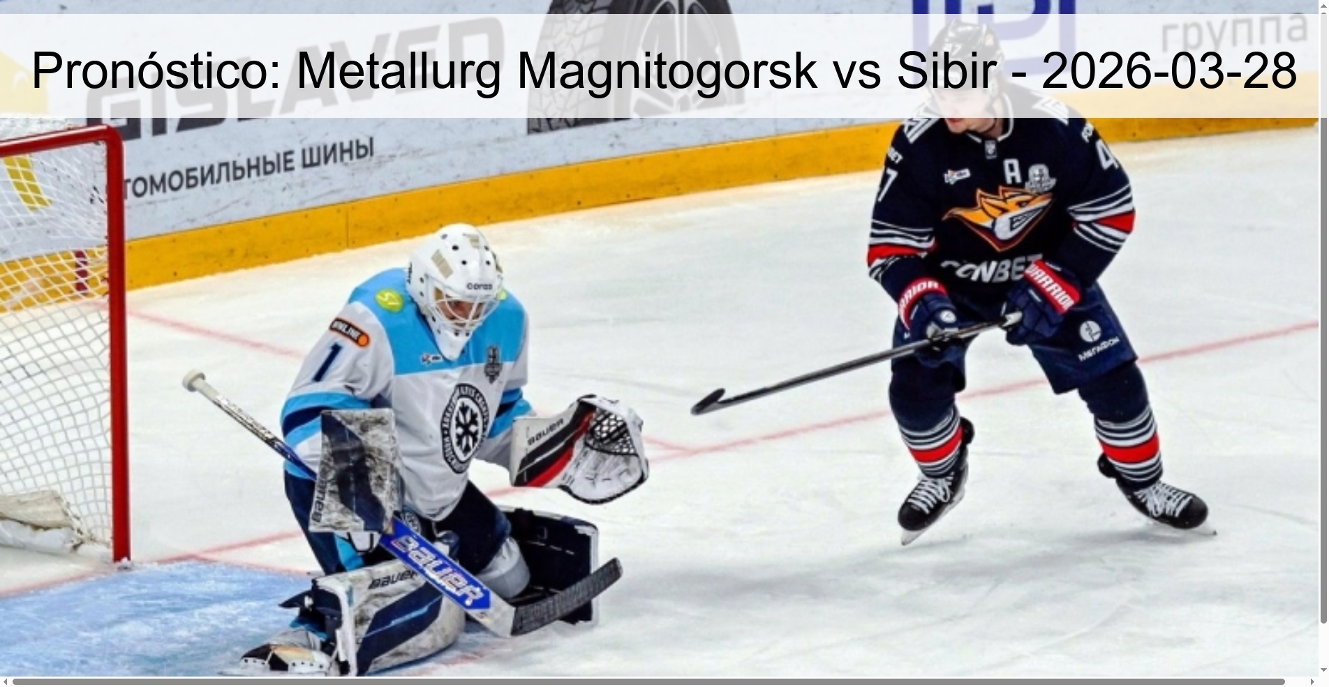 Prediction: Metallurg Magnitogorsk Vs Sibir