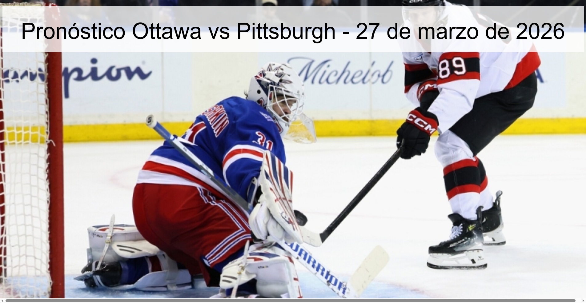 Ottawa Vs Pittsburgh Prediction – March 27, 2026