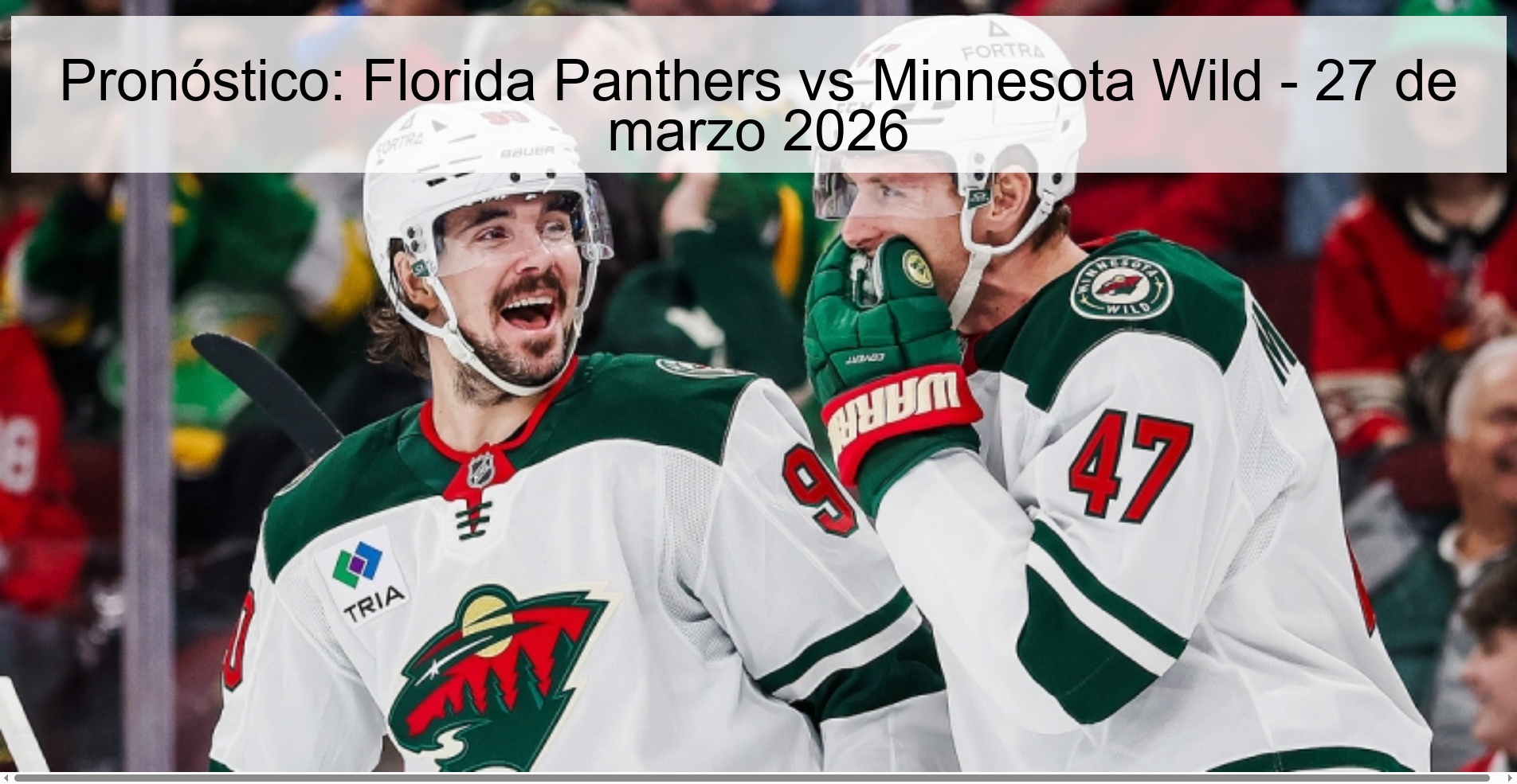 Prediction: Florida Panthers Vs Minnesota Wild