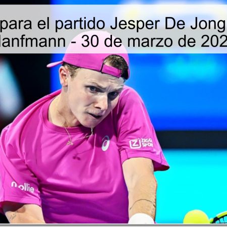 Prediction For The Match Jesper De Jong Vs Yannick Hanfmann