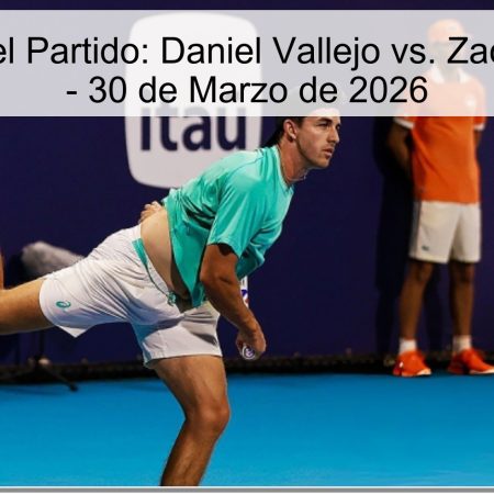 Pronóstico del Partido: Daniel Vallejo vs. Zachary Svayda – 30 de Marzo de 2026