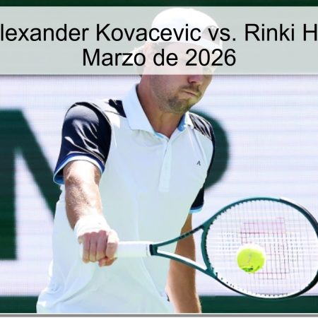 Pronóstico: Alexander Kovacevic vs. Rinki Hijikata – 31 de Marzo de 2026